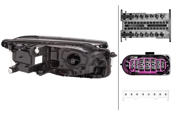 Far Stanga (LED, electric, LED; nici un controler) potrivit VW TOUAREG potrivit VW 03.18- [2]