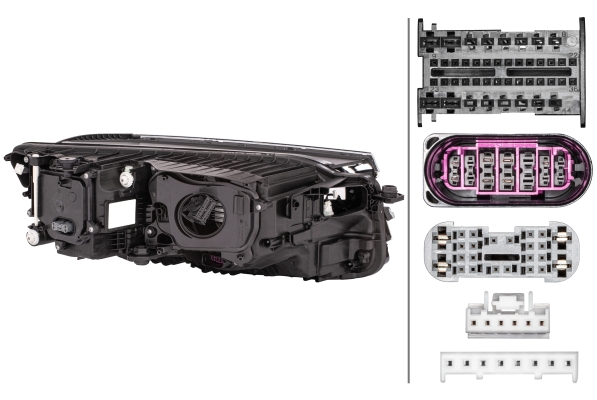 Far Stanga (LED, electric, Matrix LED, culoare interior: negru) potrivit VW TOUAREG potrivit VW 03.18- [2]