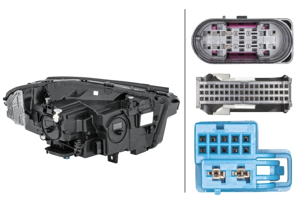 Far Stanga (LED, fara controler LED) potrivit MERCEDES GLA (H247) potrivit MERCEDES [2]