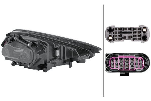 Far stanga LED, fara modul pentru adaptive headlumini PORSCHE CAYENNE II 92A/958 intre 2014-2017 [2]