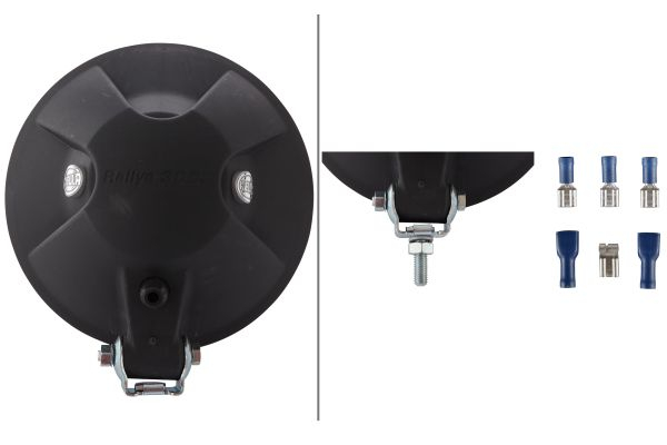 Far universal Dreapta/Stanga (rotund, Rallye 3003, H1/W5W, 12/24V, latime 222mm, inaltime 222mm, diametru 222mm, adancime: 124mm, albastru, negru, Lampi de pozitie) [2]