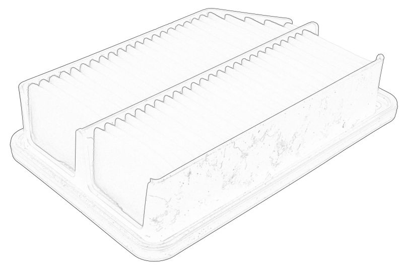 Filtru aer potrivit HYUNDAI I40 I, I40 I CW, IX35; KIA CARENS IV, SPORTAGE III 1.6-2.4 08.09- [1]