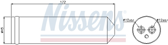 Filtru uscator AC MAZDA 2, 3, 5 1.3-2.3 intre 2003-2015 [1]