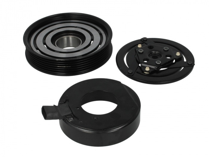 Fulie ambreiaj compresor AC clima (DELPHI CVC 6PK 125mm) NISSAN ALMERA II, QASHQAI I; RENAULT GRAND SCENIC II, MEGANE I, MEGANE I CLASSIC, MEGANE I COACH, MEGANE II 1.4-2.0 dupa 1998 [2]