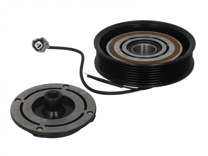 Fulie ambreiaj compresor AC clima (DENSO 10S17C 7PK 130mm) HONDA ACCORD VII 2.0/2.4 intre 2003-2008 [2]