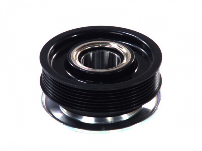 Fulie ambreiaj compresor AC clima (DENSO 5SL12C 6PK 110mm) ALFA ROMEO MITO; CHEVROLET AVEO; FIAT BRAVO II, DOBLO, GRANDE PUNTO, IDEA, LINEA, PUNTO, PUNTO EVO, QUBO 1.3D-2.0D dupa 2005 [2]