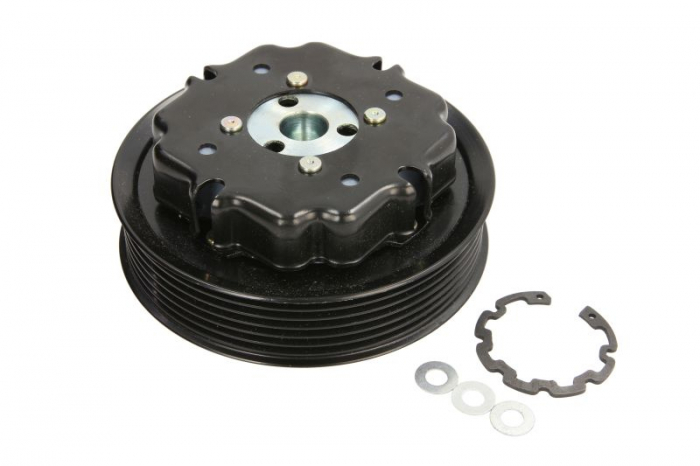 Fulie ambreiaj compresor AC clima (DENSO 5SL12C 6PK 115mm) ALFA ROMEO MITO; FIAT DOBLO, DOBLO CARGO, GRANDE PUNTO, LINEA, PUNTO EVO, QUBO; OPEL CORSA D 1.3D/1.7D dupa 2005 [2]