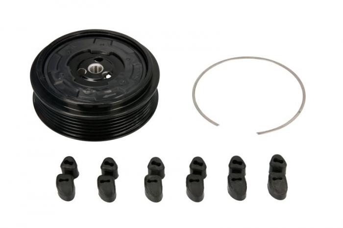 Fulie ambreiaj compresor AC clima (DENSO 6SEU16C 6PK 100mm) BMW Seria 1 (E81), 1 (E82), 1 (E87), 1 (E88), 3 (E90), 3 (E91), 3 (E92), 3 (E93), X1 (E84) 2.0D intre 2004-2015 [2]