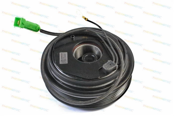 Fulie ambreiaj compresor AC clima (DENSO 7SBU16C 6PK 126mm) AUDI A4, A6, A8, ALLROAD; PORSCHE 911, 911 TARGA, BOXSTER, CAYMAN; SKODA SUPERB I; VW PASSAT 1.9D-4.2 intre 1994-2013 [5]