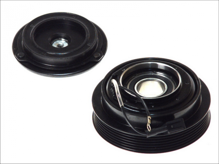 Fulie ambreiaj compresor AC clima (HCC HCC HS-18 6PK 128mm) HYUNDAI SANTA FÉ I, TRAJET 2.0-2.7 intre 2000-2008 [2]