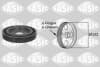 Fulie curea arbore cotit Citroen Berlingo, C15, Peugeot 206, 306, Partner [3]