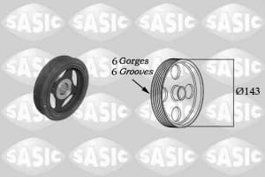 Fulie curea arbore cotit (numar dinti: 6) potrivit NISSAN JUKE, PULSAR, QASHQAI I, QASHQAI II, TIIDA, X-TRAIL II, X-TRAIL III; RENAULT CLIO III, CLIO IV, FLUENCE, GRAND SCENIC III, KADJAR 1.2-3.5 09.0 [1]