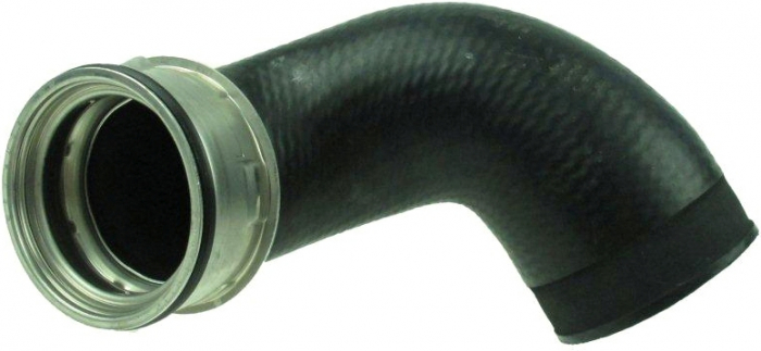 Furtun intercooler Stanga (Inferior, diametru 53/61mm, lungime 200mm, negru) potrivit MERCEDES E T-MODEL (S210), E (VF210), E (W210) 2.1D/2.2D/2.7D 06.98-03.03 [1]