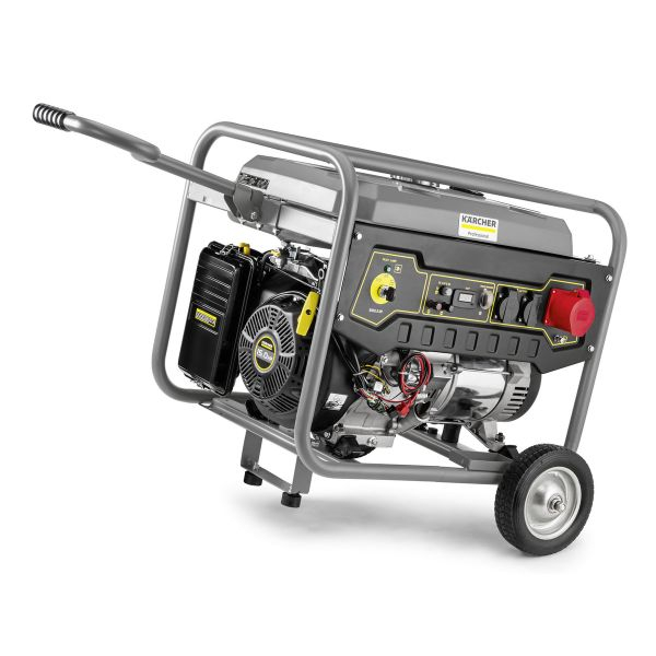 Generator, tip: Petrol 230/400V, putere motor 16,1 HP, putere maxima: 2,5/7,5kW, curent nominal: 10,8A, stecher: 1x12V DC, 1x16A (400V), 2x16A (230V); pornire: electric/manual [2]