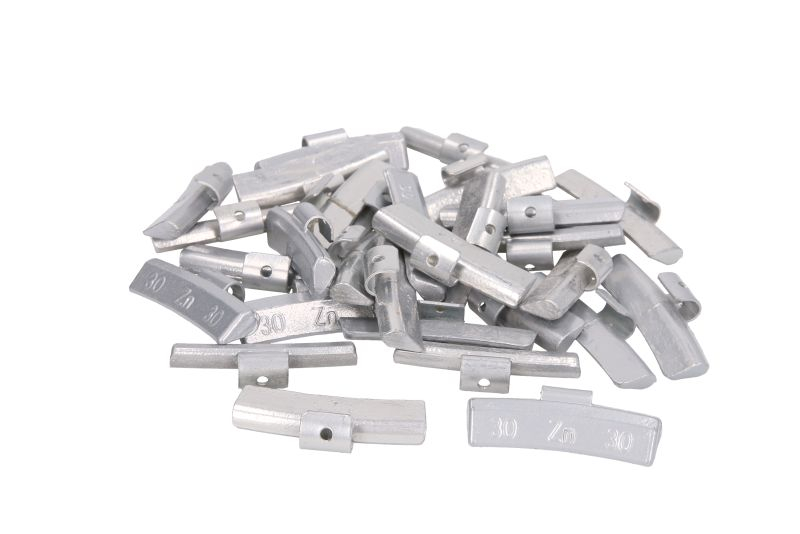 Greutate vulcanizare, galvanizat, 30g, pentru jantele din ALUMINIU; zinc (pret pt: 100buc) [1]