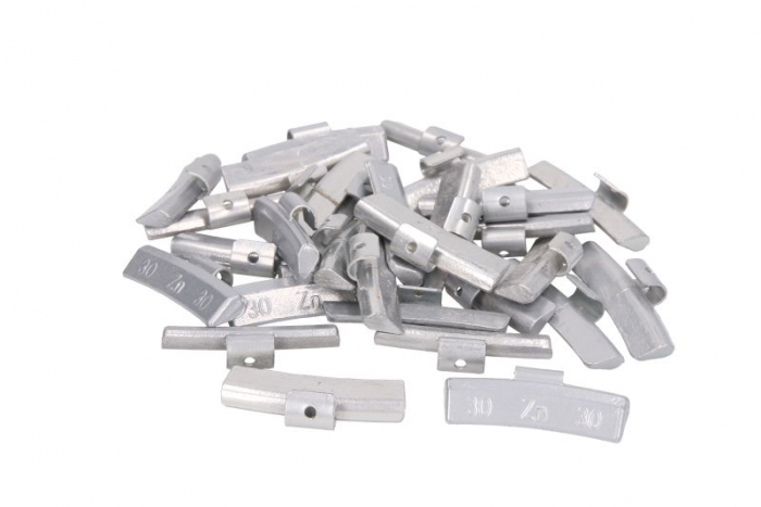 Greutate vulcanizare, galvanizat, 40g, pentru jantele din ALUMINIU; zinc (pret pt: 100buc) [1]