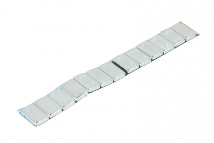 Greutate vulcanizare oţel, argintiu, 5g, 1200x5g, banda larga; se ruleaza 6 kg; zincat [4]