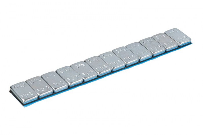 Greutate vulcanizare oţel, argintiu, 5g, 12x5g, banda larga ECO; zincat (pret pt: 100buc) [4]