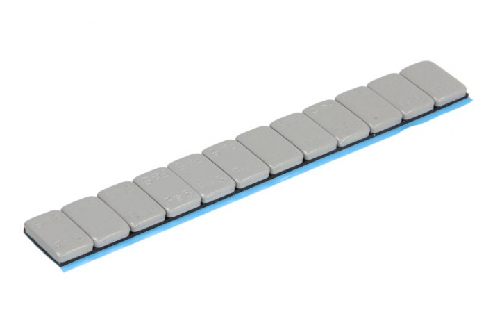 Greutate vulcanizare oţel, argintiu, 5g, 12x5g, banda larga; pictura; zincat (pret pt: 100buc) [4]