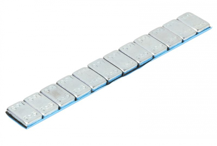Greutate vulcanizare oţel, argintiu, 5g, 12x5g, banda larga; zincat (pret pt: 100buc) [4]