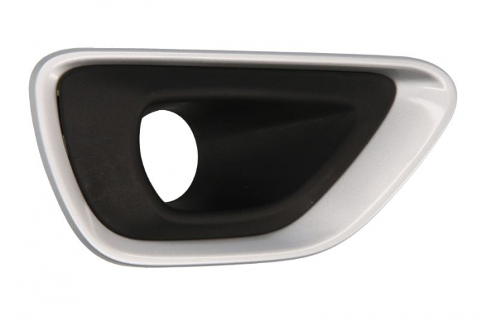 Grila bara fata dreapta cu locas proiectoare, aluminiu negru JEEP GRAND CHEROKEE 4 IV WK2 intre 2013-2016 [2]