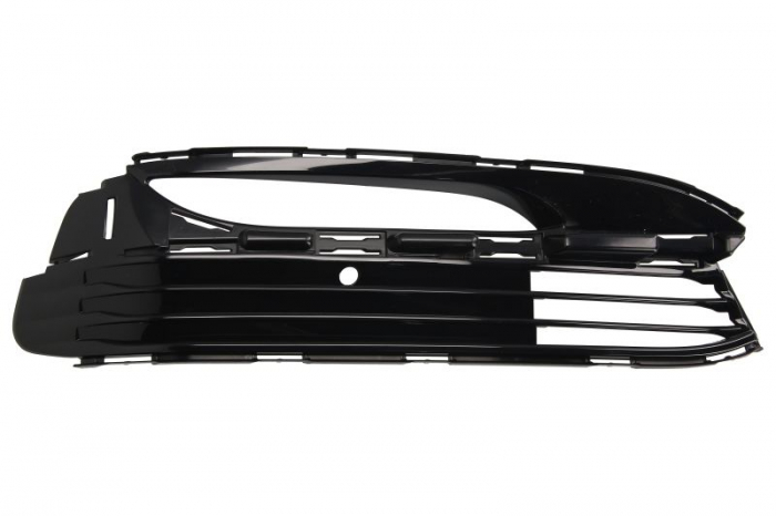 Grila bara fata dreapta partial inchisa, PURE EXCELLENCE, cu locas proiectoare ceata, plastic, negru lucios BMW Seria 7 G11, G12 intre 2015-2019 [2]