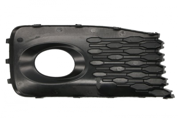 Grila bara fata stanga cu locas proiectoare, plastic, negru potrivit VW CADDY V dupa 2020 [3]