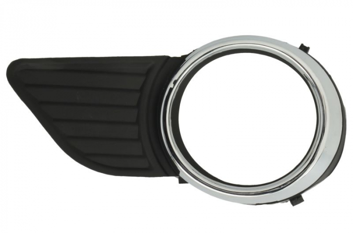 Grila bara fata Stanga cu locas proiector plastic, crom/negru Toyota Sienna 2010-2017 [2]