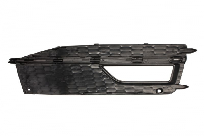 Grila bara fata Stanga cu ornamente cromate, S, cu locas proiector negru potrivit AUDI A4 ALLROAD B8, A4 B8 2007-2016 [2]
