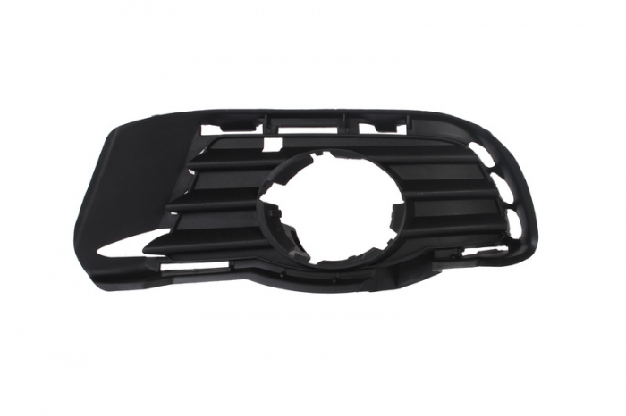 Grila bara fata stanga ELEGANCE, cu locas proiectoare ceata, negru MERCEDES Clasa C W204 intre 2007-2011 [1]