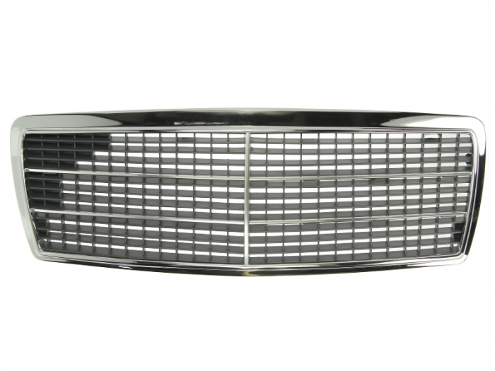 Grila fata completa, negru/crom MERCEDES Clasa C intre 1993-1997 [2]