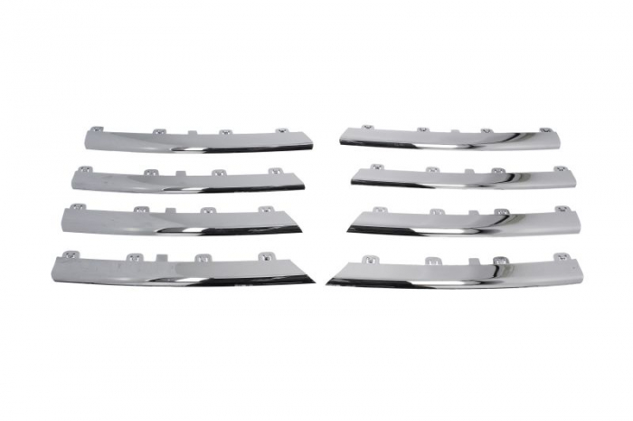Grila fata cu 8 linii set, crom VW GOLF, JETTA intre 2003-2010 [2]