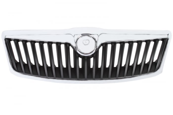 Grila fata negru/crom SKODA OCTAVIA intre 2008-2013 [1]