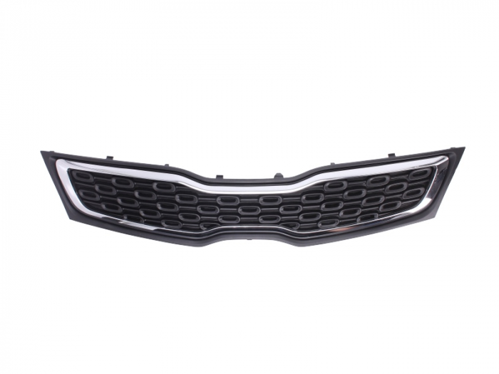 Grila fata Sedan, negru/crom KIA RIO 3 III intre 2011-2016 [3]