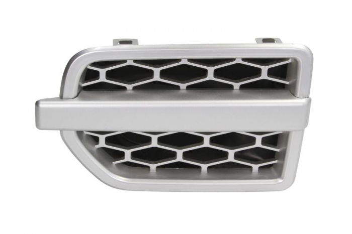 Grila fata stanga argintiu; in aripa LAND ROVER DISCOVERY IV intre 2009-2014 [1]