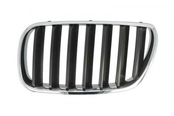 Grila fata stanga crom/gri BMW X3 intre 2007-2011 [2]