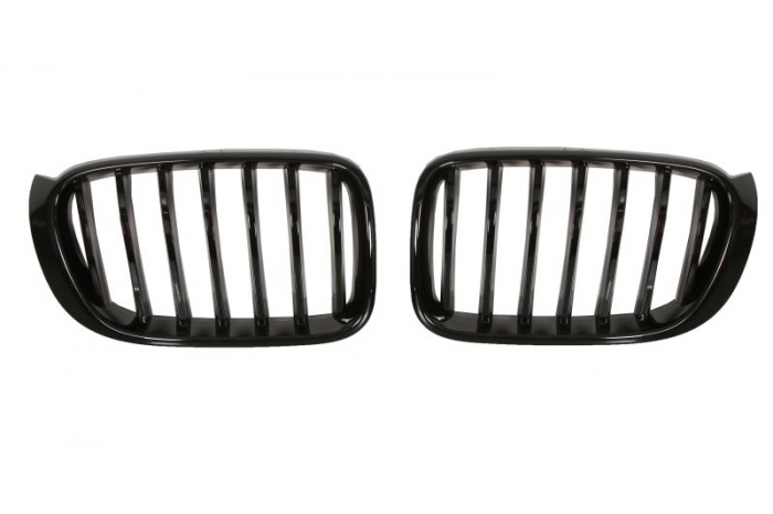 Grila fata stanga/dreapta 2 buc set pachet M, negru lucios BMW X3 F25, X4 F26 intre 2010-2018 [2]