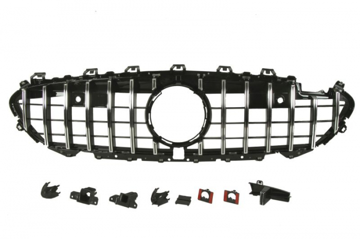 Grila radiator (AMG STYLING/GT, negru glossy/cromat) potrivit MERCEDES CLS C257 12.17- [1]