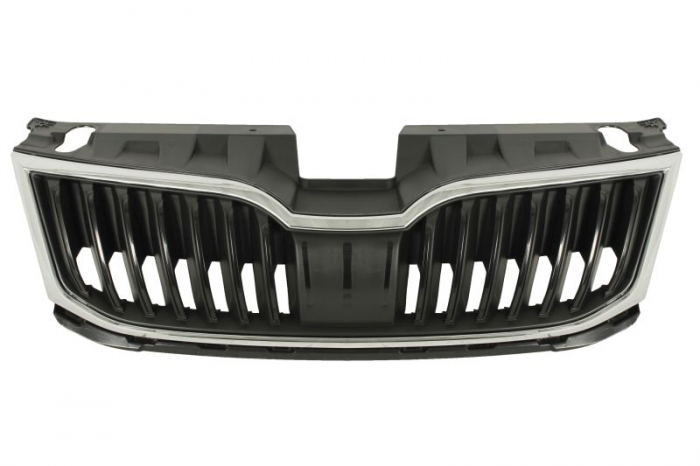 Grila radiator cu dunga, crom/negru potrivit SKODA OCTAVIA III 1.0-2.0D dupa 2012 [2]