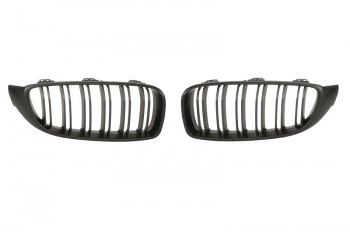 Grila radiator Dreapta/Stanga set, model pachet M, negru potrivit BMW 4 F32, F82, 4 F33, F83 1.5-3.0D 07.13- 2013-2017 [1]