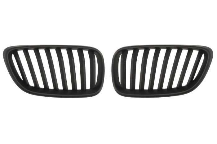 Grila radiator Dreapta/Stanga set, negru-mat potrivit BMW 2 F22, F87, 2 F23 1.5-3.0 10.12- 2013-2016 [2]