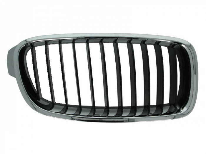 Grila radiator fata dreapta negru/crom BMW Seria 3 F30, F80, 3 F31 dupa 2011 [2]