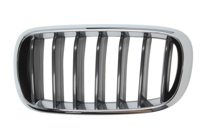 Grila radiator Stanga BASIS, crom/negru potrivit BMW X5 F15, F85, X6 F16, F86 2.0D-4.4 2013-2019 [2]
