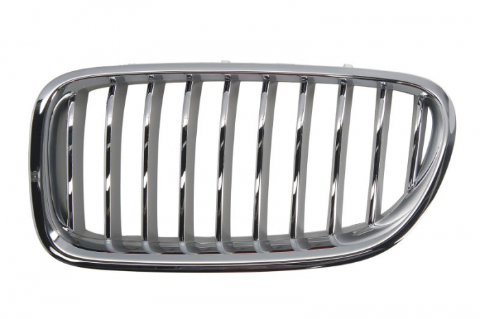 Grila radiator Stanga crom/titan potrivit BMW Seria 5 F10, 5 F11 1.6-4.4 2009-2017 [2]