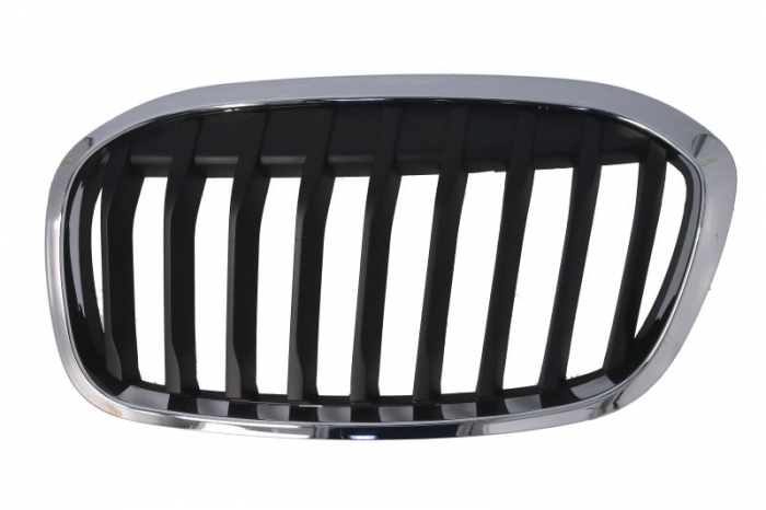 Grila radiator stanga (rama cromata negru-matt) potrivit BMW 2 Active Tourer F45, F46 01.18- [2]