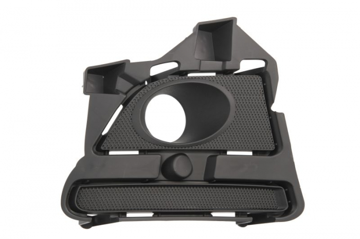 Grila ventilatie, bara protectie Fata Dreapta (cu gauri pentru lampa de ceata, plastic, negru) potrivit FORD USA MUSTANG 09.10- 01.13-01.15 [1]