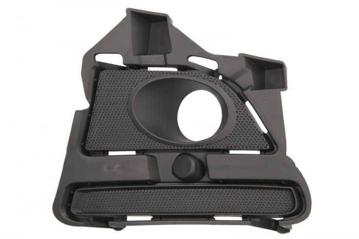 Grila ventilatie, bara protectie Fata Stanga (cu gauri pentru lampa de ceata, plastic, negru) potrivit FORD USA MUSTANG 09.10- 01.13-01.15 [1]