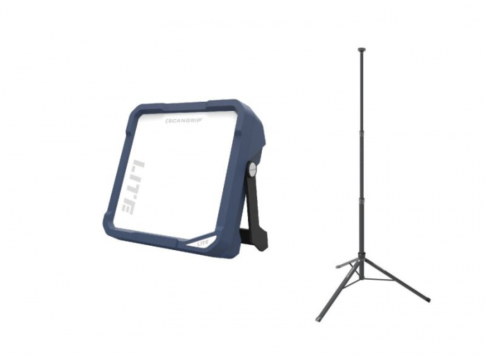 Iluminator pe suport VEGA LITE, sursa de lumina tip COB LED, fascicul luminos 6000lm, IK07/ IP54, lungime cablu: 5m [1]