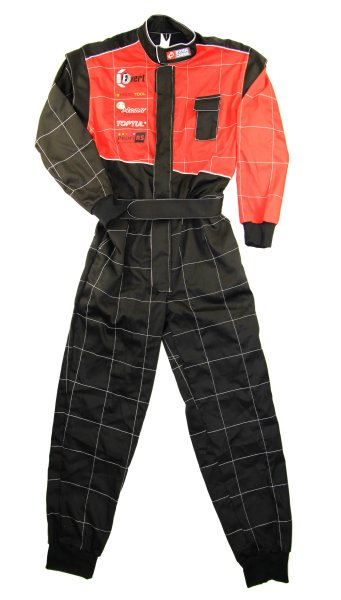 Imbracaminte protectie si lucru (combinezoane), o bucata, marime: XL, culoare: negru/rosu [1]