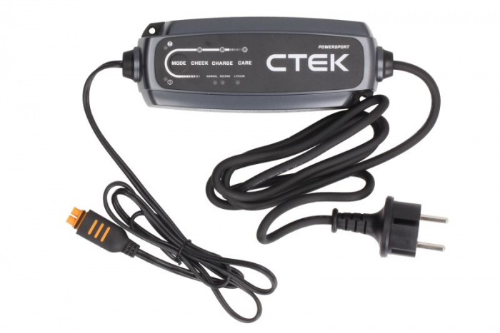 Incarcator baterii CT5 POWERSPORT, voltaj incarcare: 12 V CTEK, curent schimbat: 2,3A, alimentare electrica: 230V, tip baterie: AGM/Ca/Ca/EFB/GEL/LFP/Li-Fe/LiFePO4/Li-Iron/MF/WET, compatibil cu BMW Ca [3]